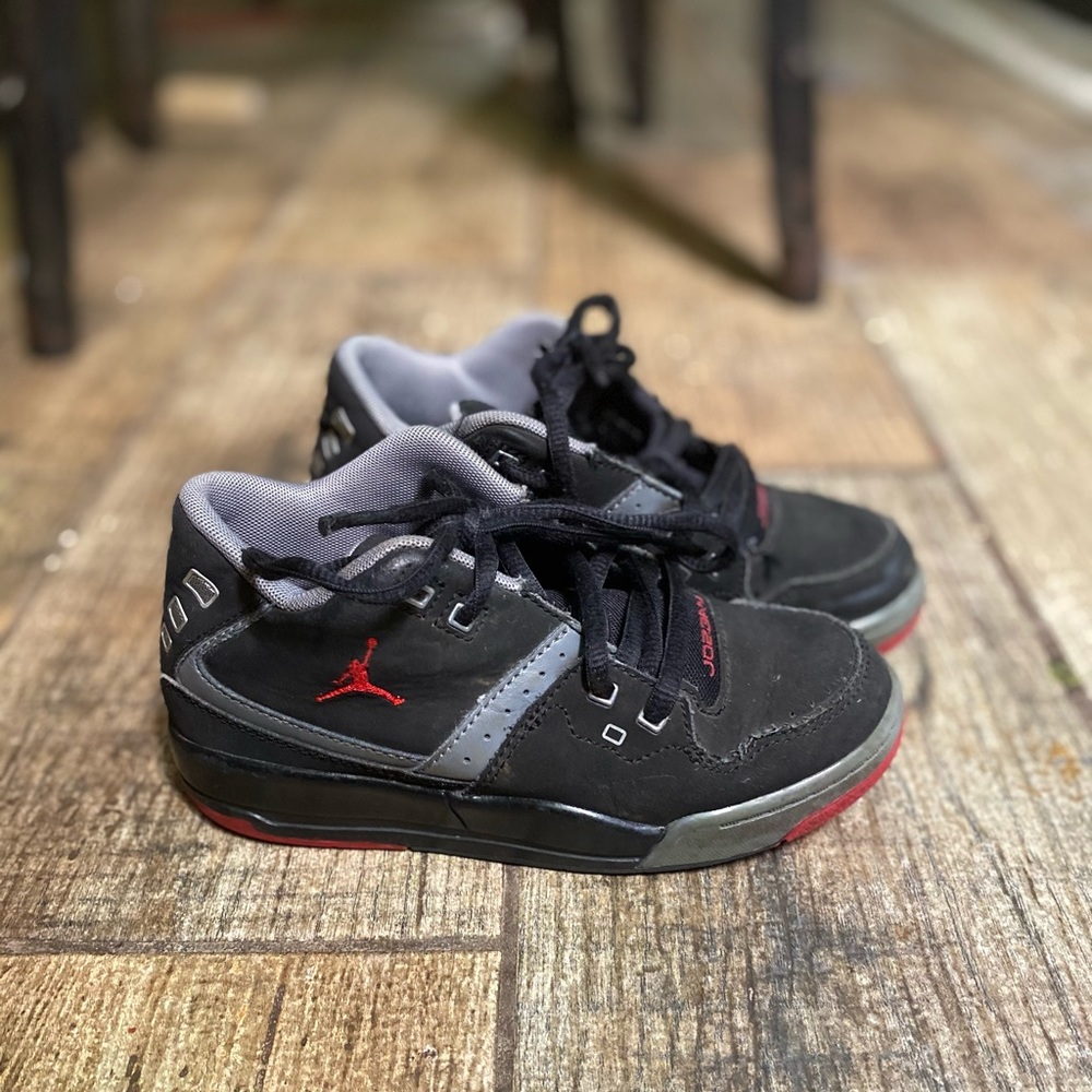 Air Jordan sneakers . Kids size 12